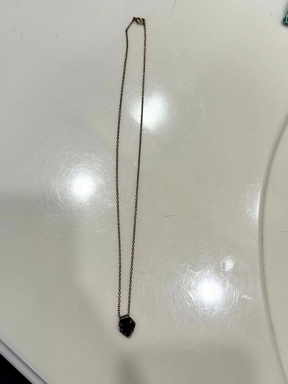 Kendra Scott Elisa Pendant Necklace Gold & Black